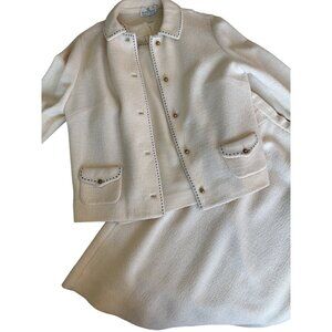 Butte Knit WFL 9942 Vintage Women's Wool 3-Piece Suit with Skirt 1960s